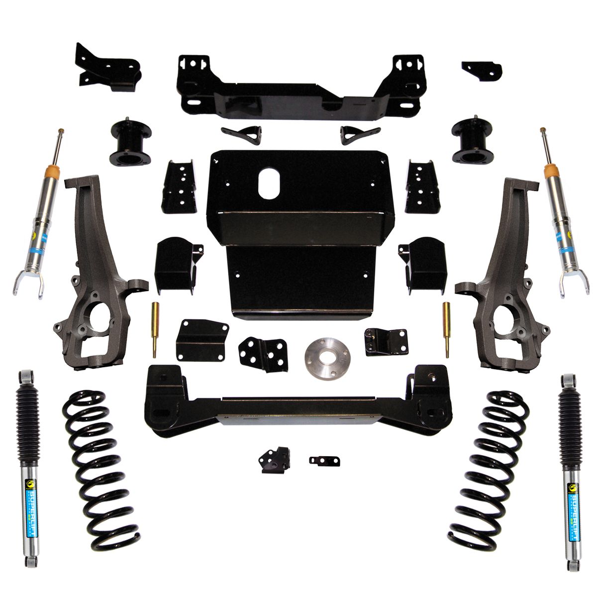4 inch Lift Kit – 2012-2018 Dodge Ram 1500 4WD Gas and Eco Diesel Models – with Superide Rear Shocks or Bilstein Front Struts and Rear Shocks