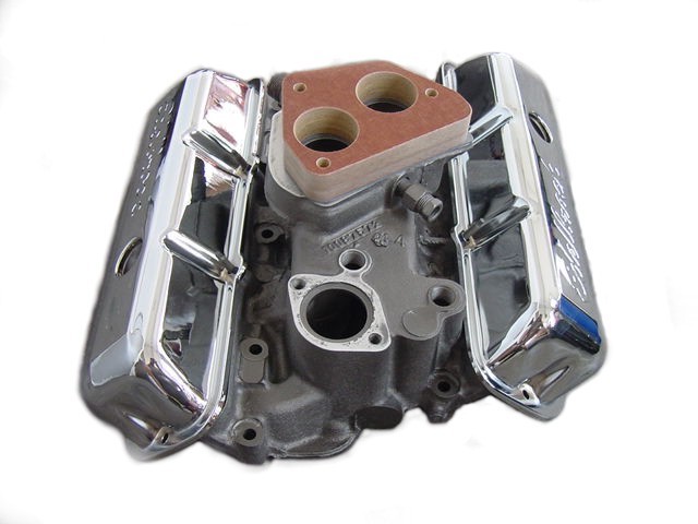 Valve Covers on an Isuzu TBI intake from a 1990 Trooper